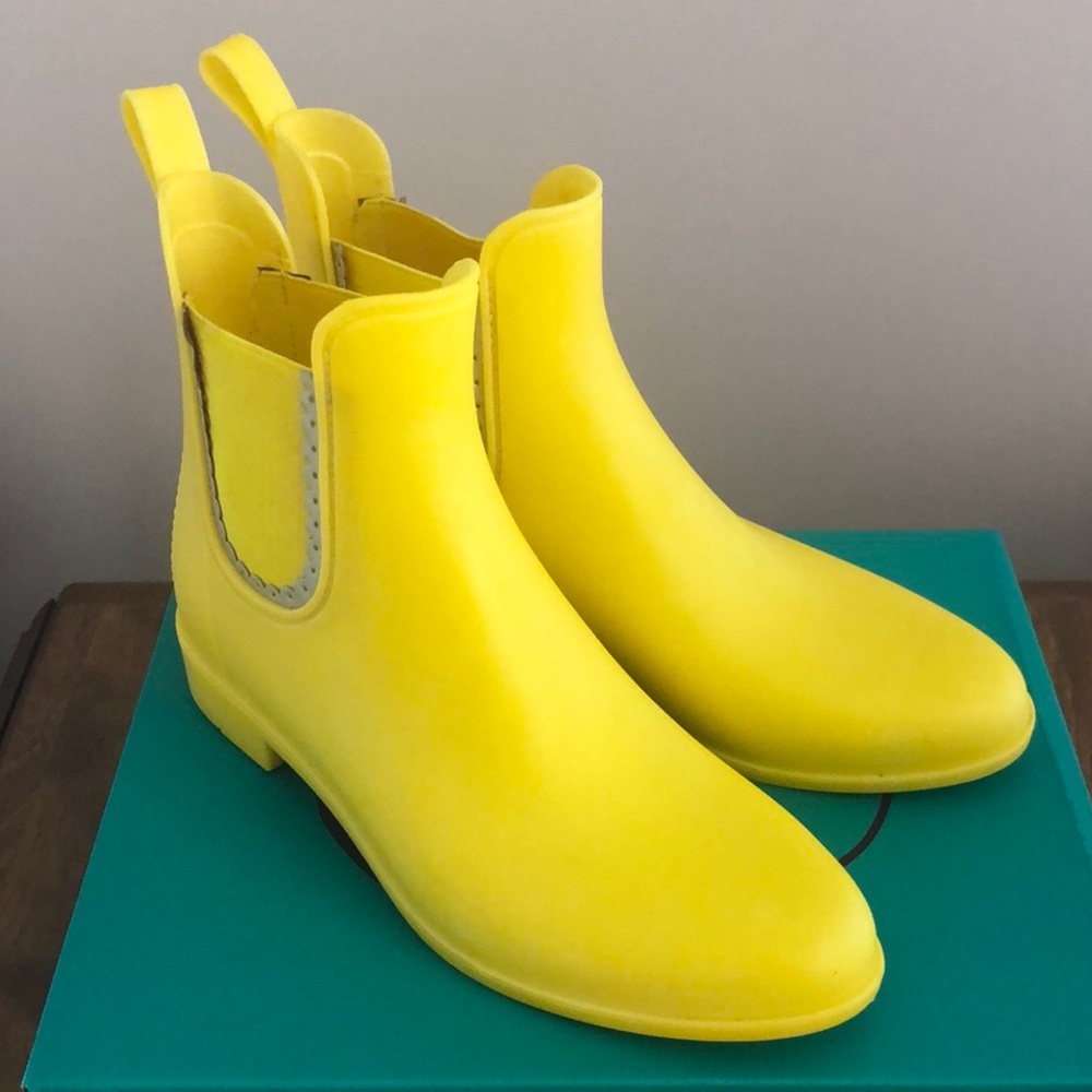 Jack Rogers Sallie Rain Boot Yellow Size 9